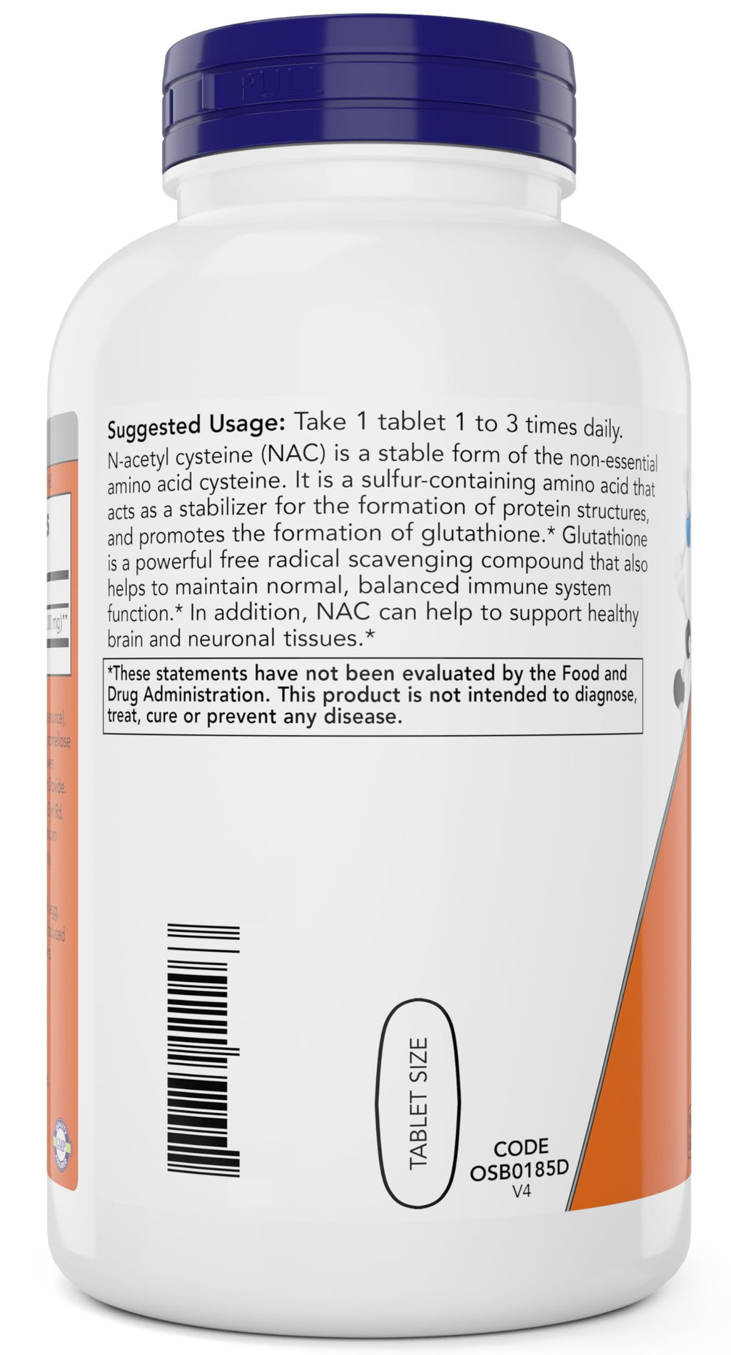 Now NAC, 1000 mg, 250 Tablets, Vegetarian and Vegan, Non-GMO