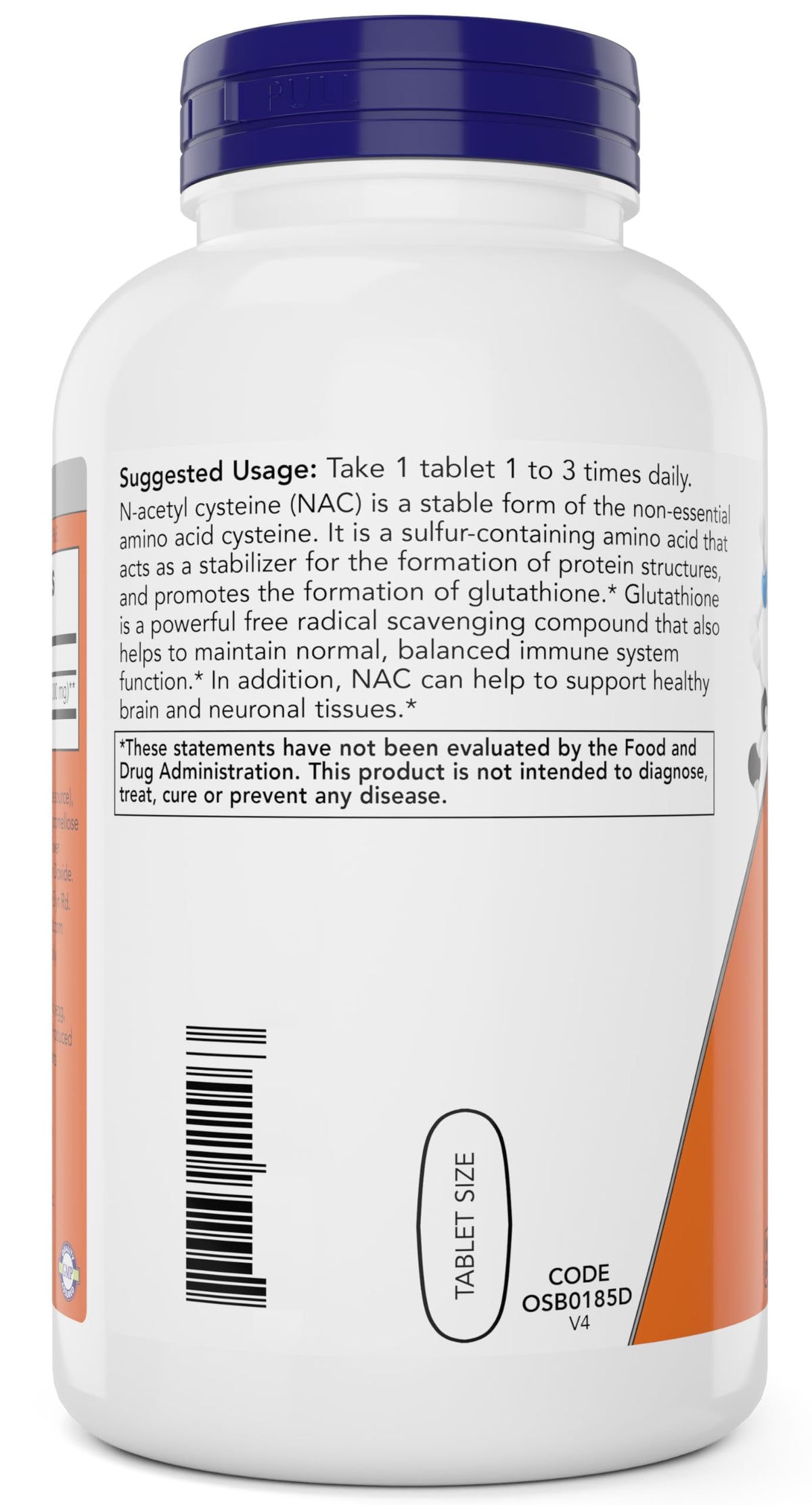 Now NAC, 1000 mg, 250 Tablets, Vegetarian and Vegan, Non-GMO