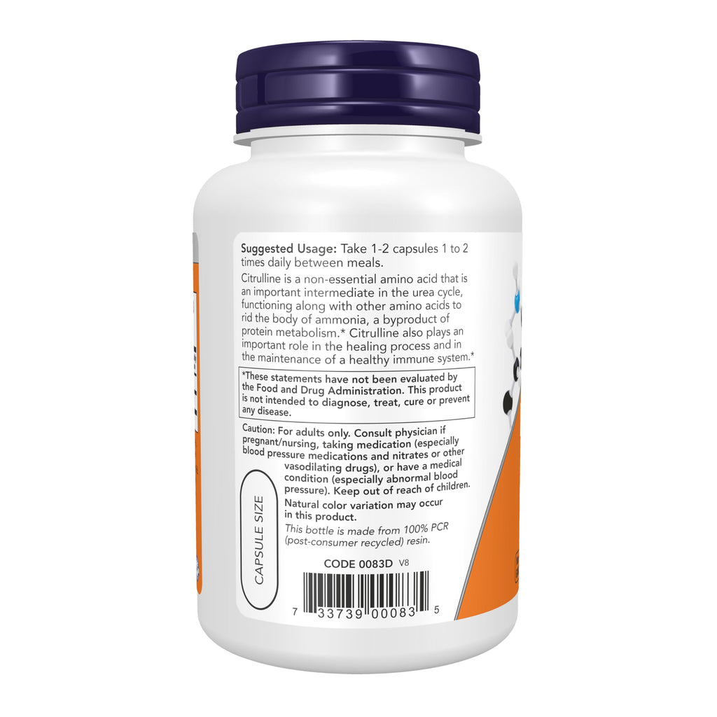Now Foods L-Citrulline, 90 Count