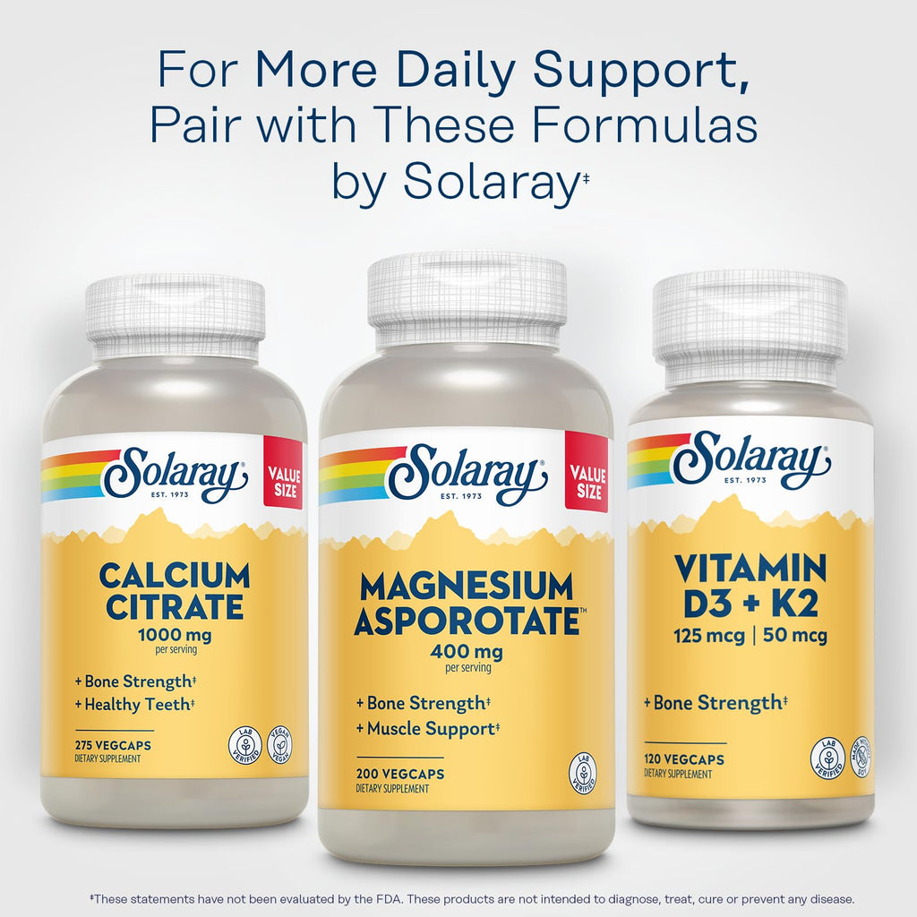 Solaray Magnesium Asporotate 400 mg, 200 VegCaps