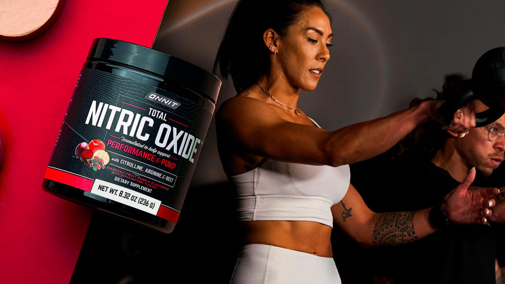 ONNIT Total Nitric Oxide Exercise Performance Powder, IGEN Non-GMO Tested Dietary Supplement for Muscle Performance and Recovery, NO3-T Arginine Nitrate, Harvest Fruit Punch Flavor, 20 Servings