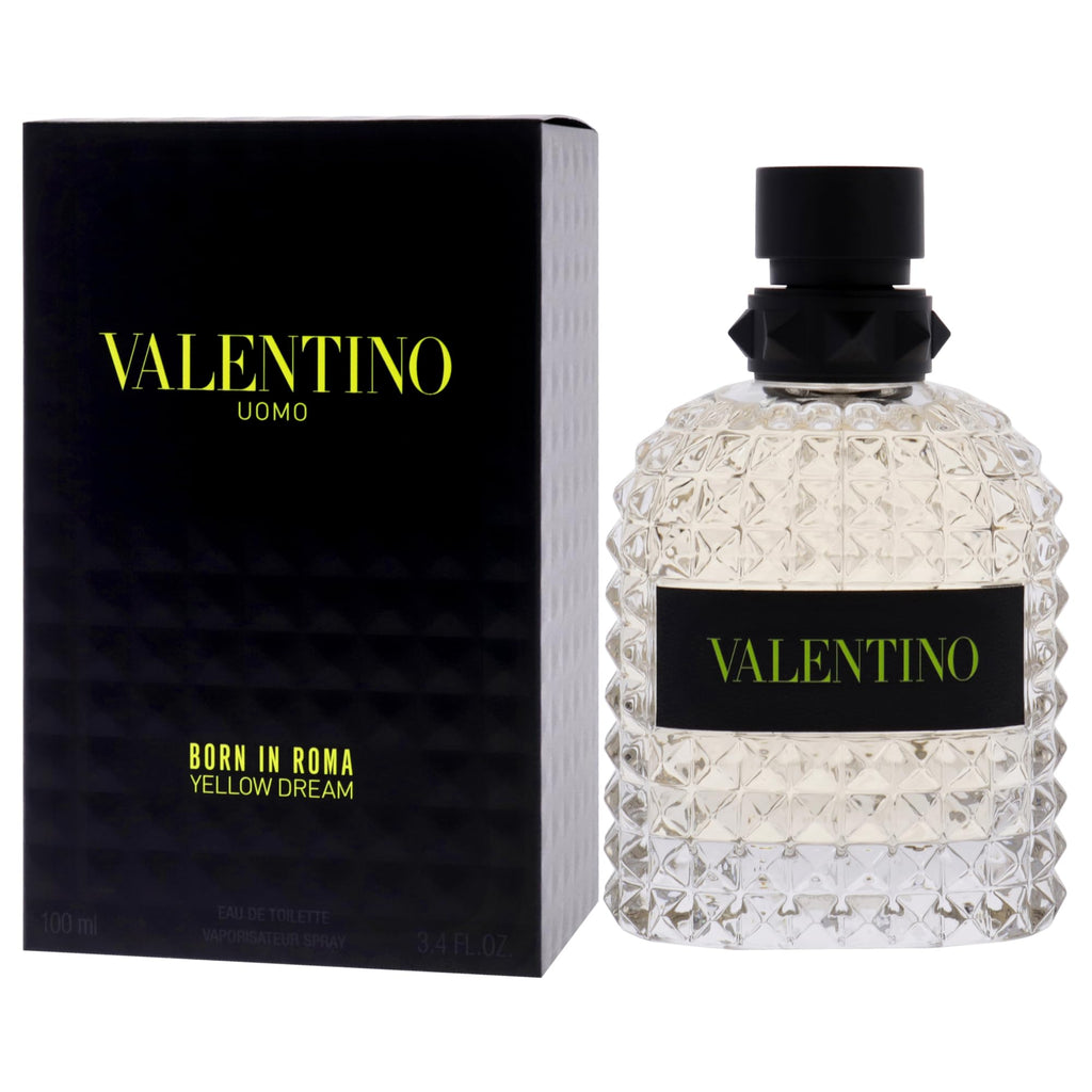 Valentino Uomo Born In Roma Yellow Dream for Men - 3.4 fl oz EDT Spray