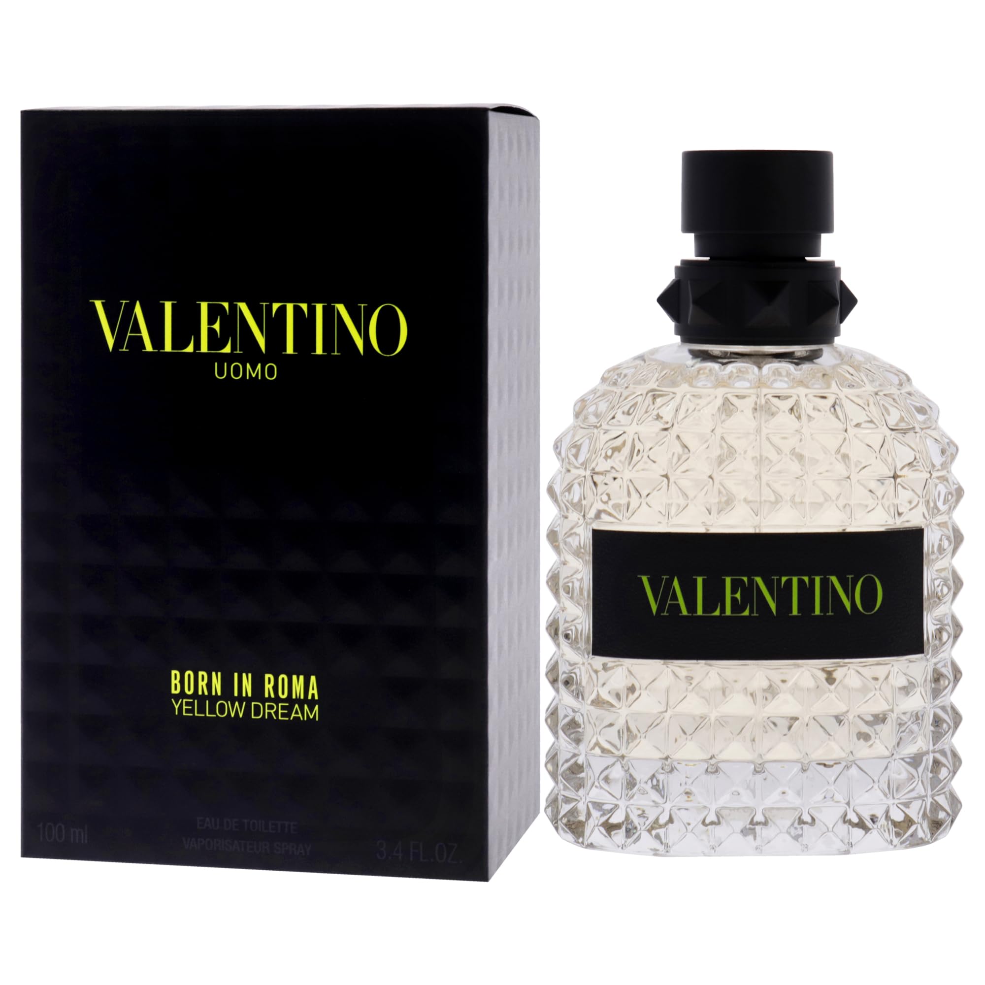 Valentino Uomo Born In Roma Yellow Dream for Men - 3.4 fl oz EDT Spray