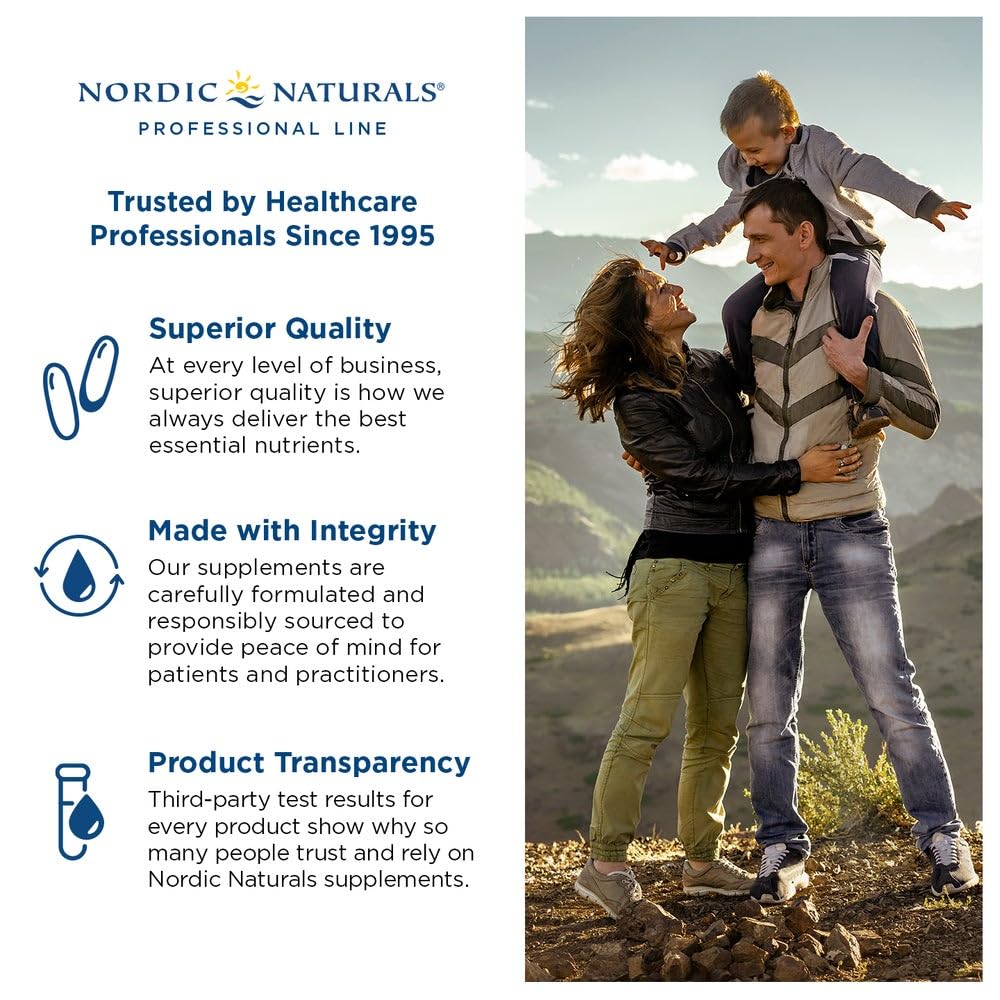 Nordic Naturals ProEPA, Lemon - 120 Soft Gels - 1210 mg Omega-3 - High-Intensity EPA Formula for Healthy Mood, Heart Health & Cellular Function - Non-GMO - 60 Servings