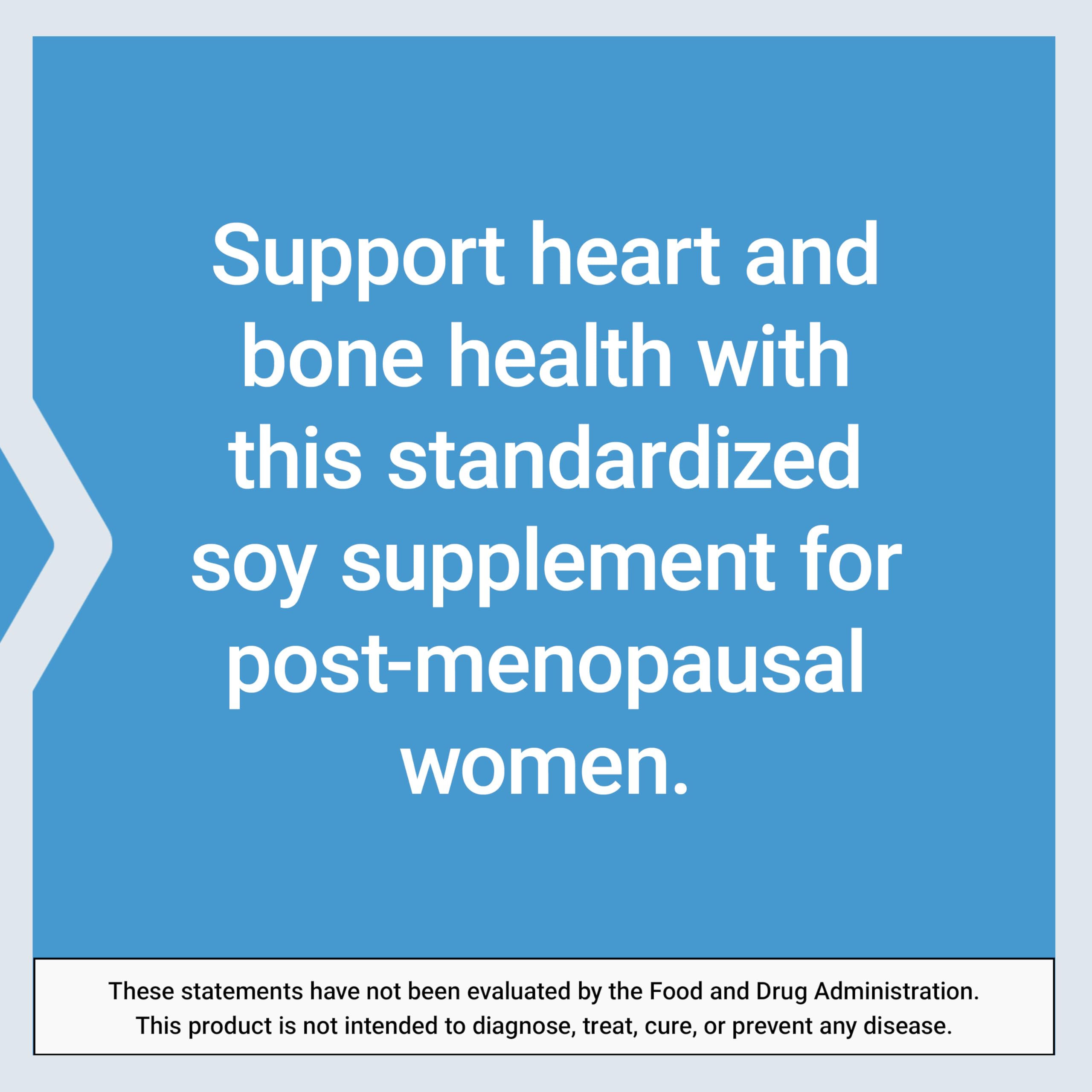 Life Extension Soy Isoflavones, Heart, Bone & Cellular Health Support for Post-menopausal Women, Gluten-Free, Non-GMO, Vegetarian, 30 Capsules
