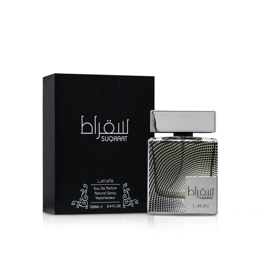 Lattafa Perfumes Suqraat for Men Eau de Parfum Spray, 3.4 Ounce