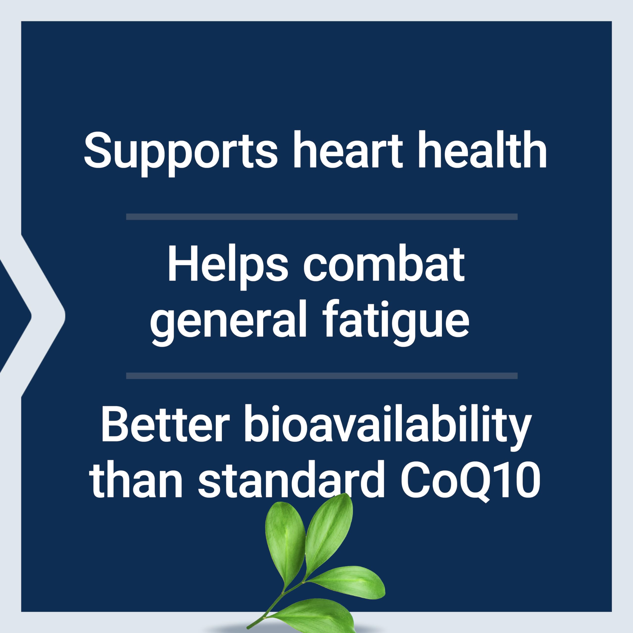 Life Extension Super Ubiquinol CoQ10 with Enhanced Mitochondrial Support, Heart Health Supplement, Maximum Absorption, 50 mg, Non-GMO, Gluten-Free, 100 softgels