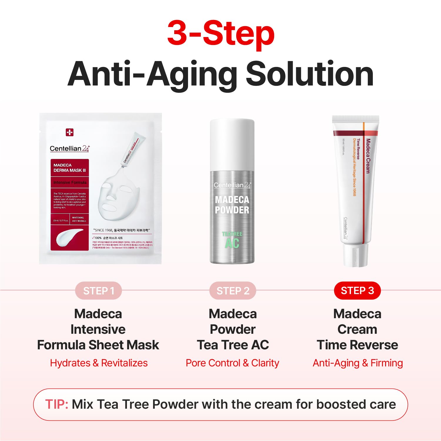 CENTELLIAN 24 Madeca Cream Time Reverse Korean Face Moisturizer Duo