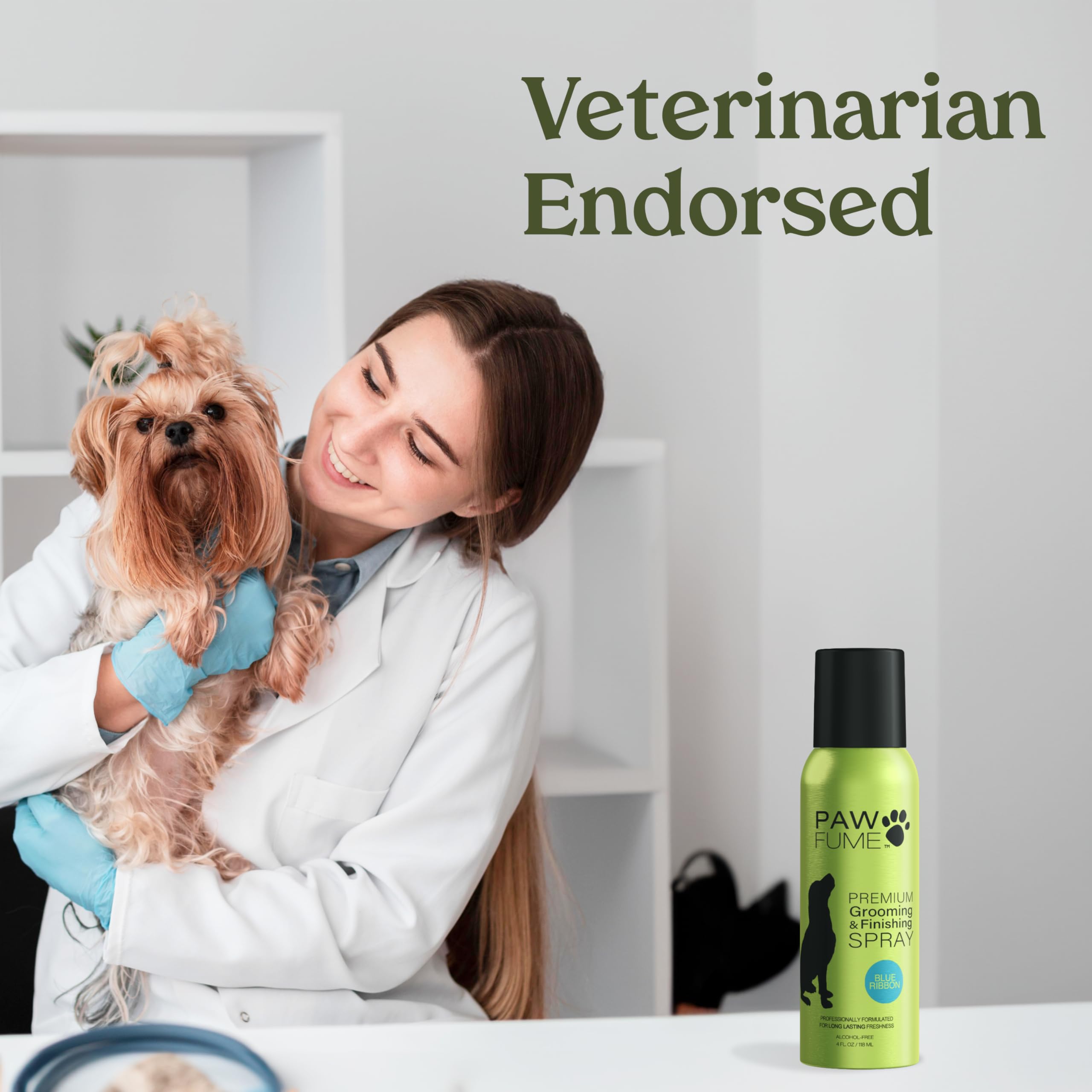 PAWFUME Dog Perfume Spray for Grooming, Blue Ribbon, 1-Pack