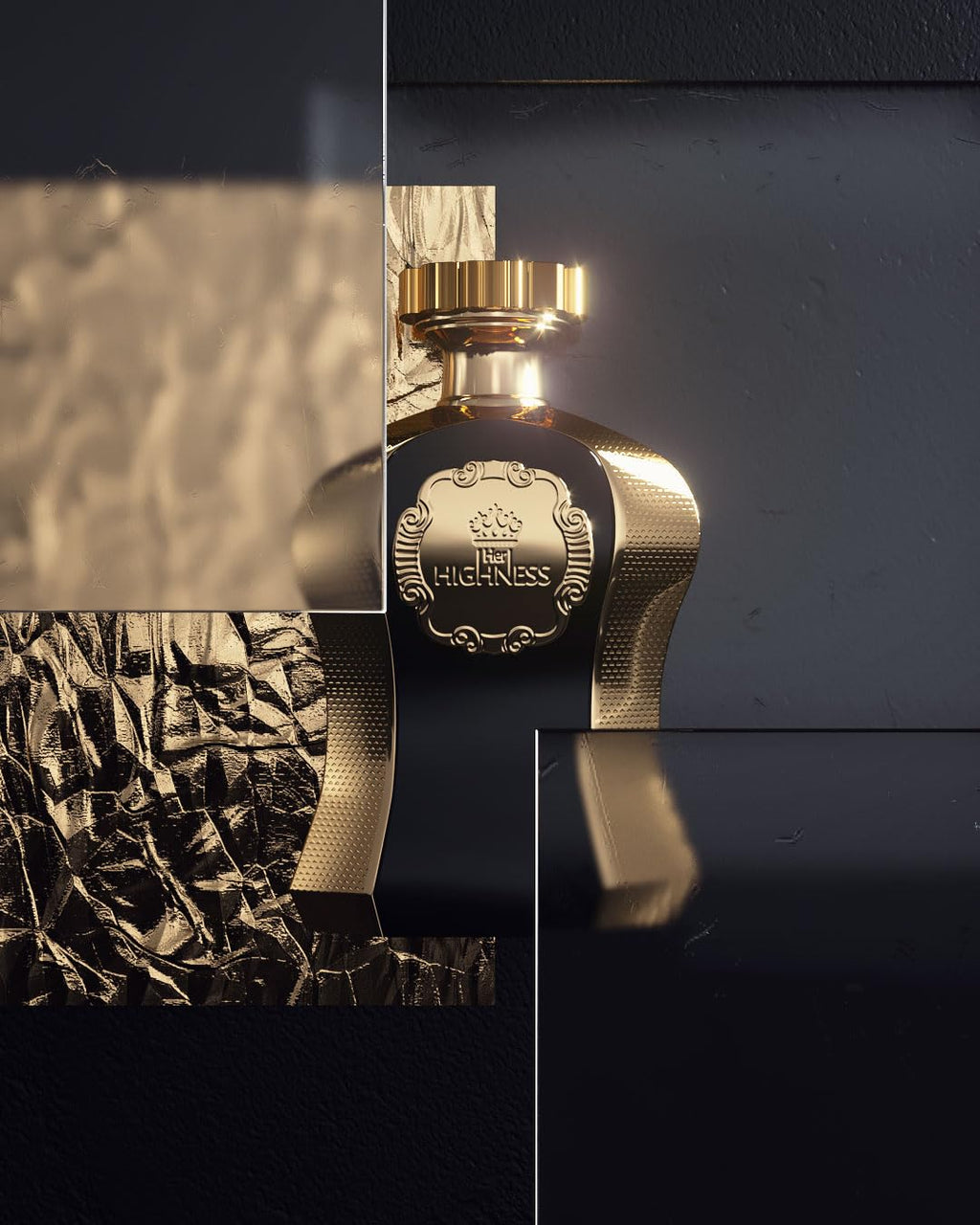 Afnan Highness Black Luxury Eau De Parfum for Women, 3.4 Fl. Oz