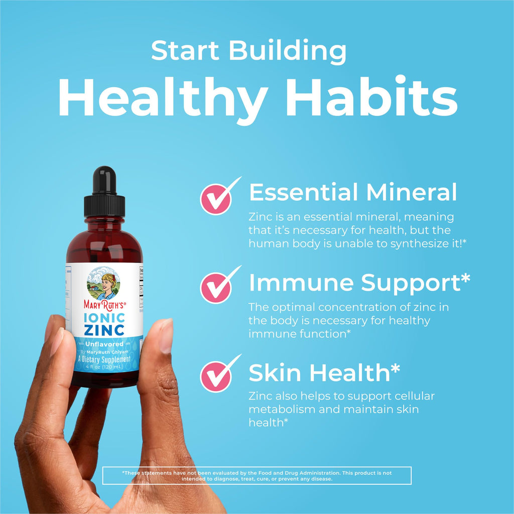 MaryRuth's USDA Organic Kids Ionic Zinc Liquid Drops, Berry, 2 oz