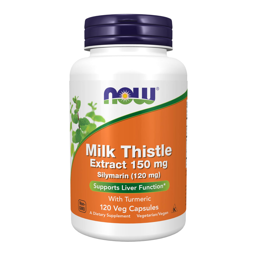 NOW Supplements, Silymarin Milk Thistle Extract 150 mg, 120 Veg Caps