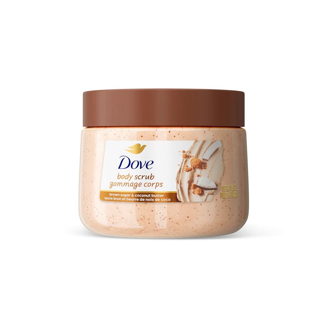 Dove Body Scrub Brown Sugar & Coconut Butter, 15 oz