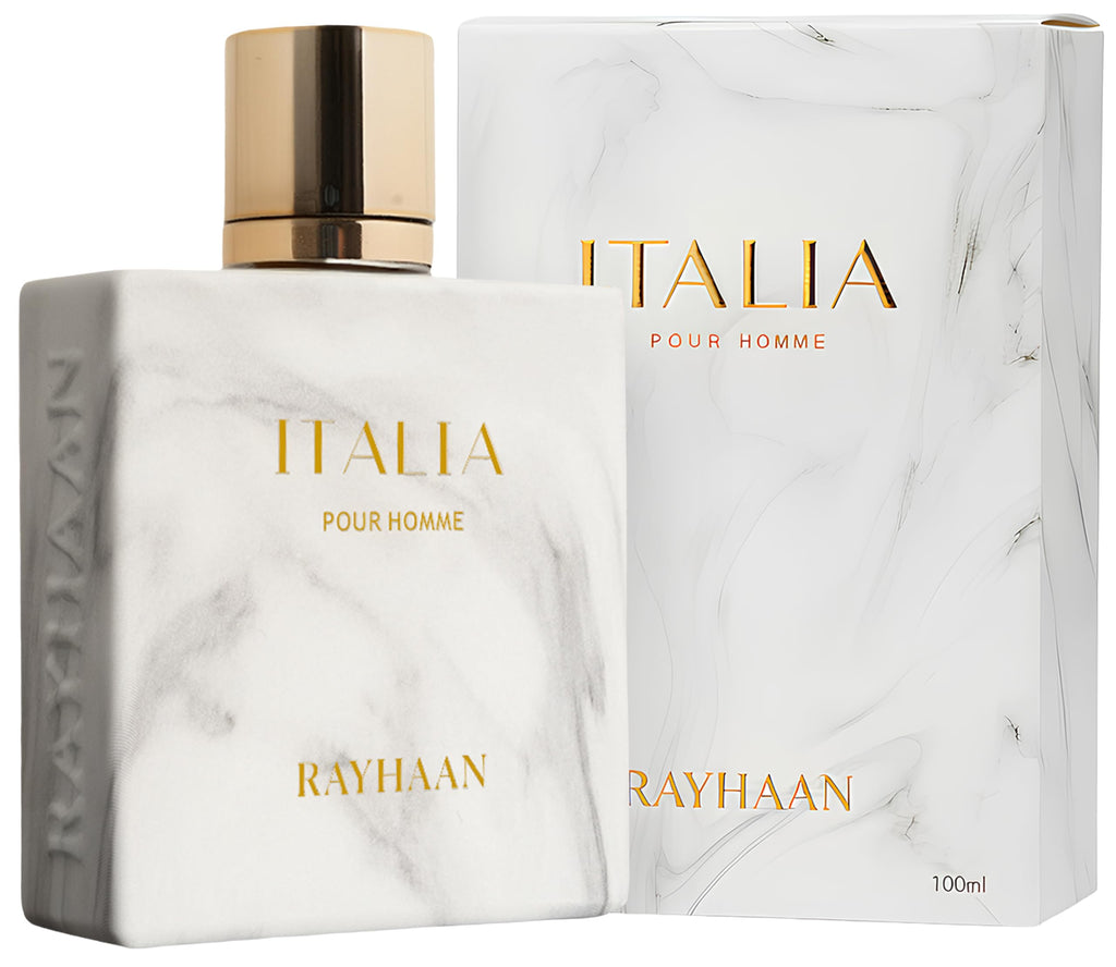 Rayhaan Italia – Citrus, Spicy, Aromatic, Sweet – Eau de Parfum Long-Lasting Fragrance for Men, 3.4 Ounce / 100ml
