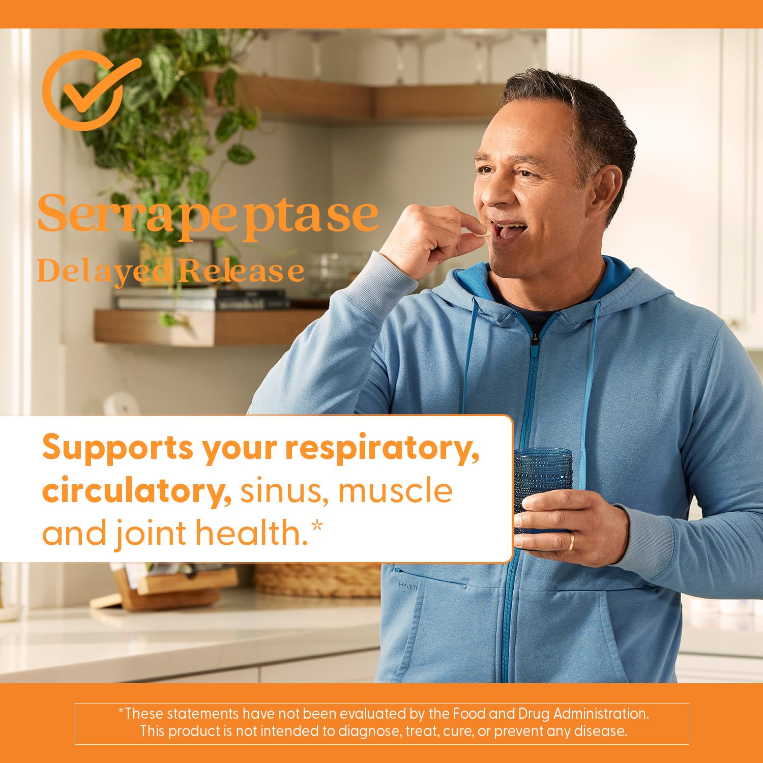 Doctor's Best Serrapeptase Supplement for Men & Women - Proteolytic Enzyme for Sinus & Immune Health Support, 40,000 SPU per Veggie Capsule, Non-GMO & Vegan Formula - 90 Veg Caps