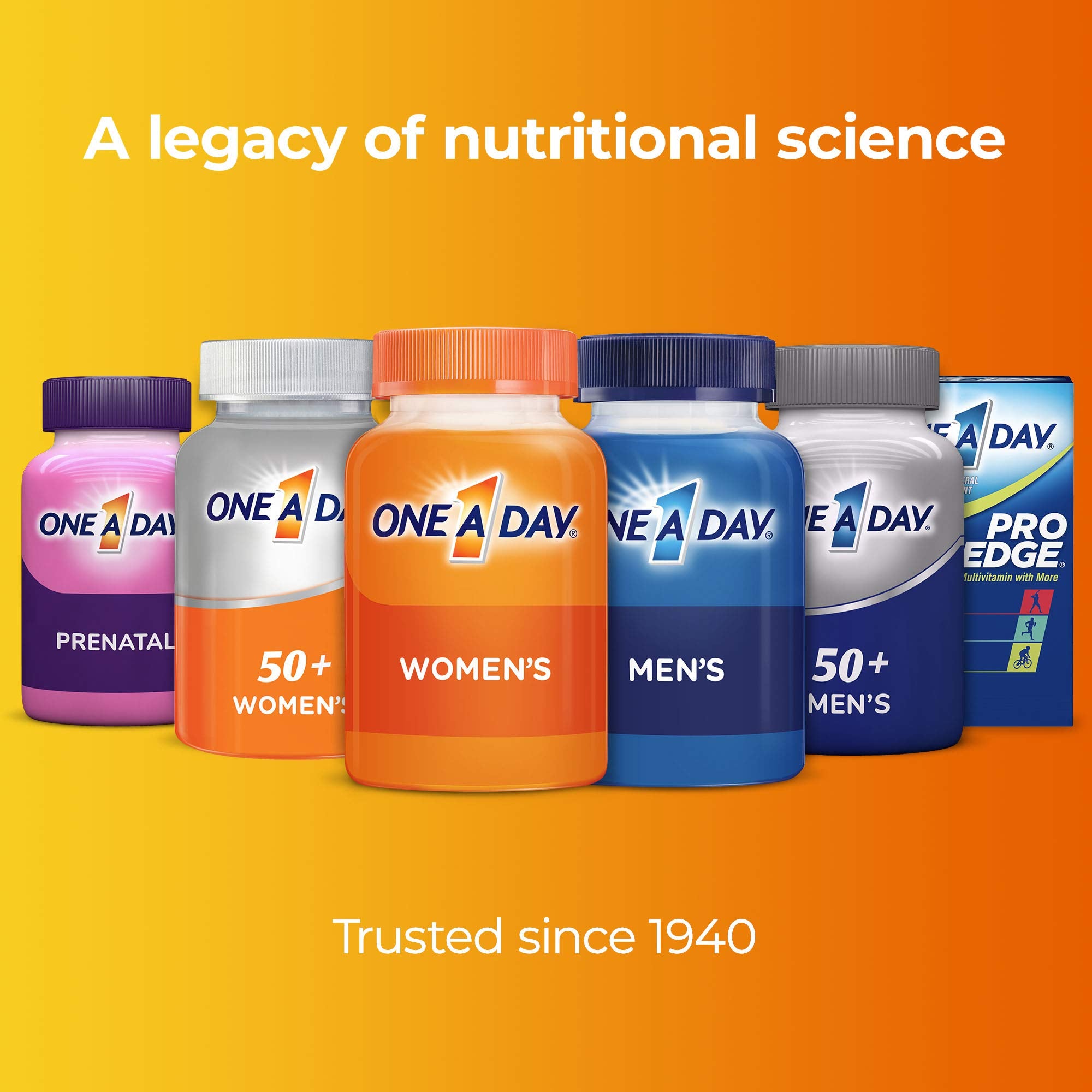 One A Day Women’s Multivitamin, Supplement with Vitamin A, Vitamin C, Vitamin D, Vitamin E and Zinc for Immune Health Support, B12, Biotin, Calcium & More, Tablet, 100 count