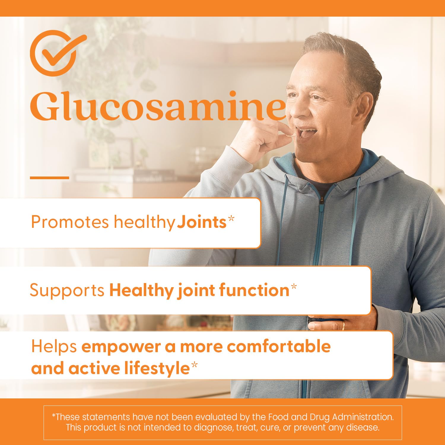 Doctor's Best Glucosamine Supplement for Men & Women - Glucosamine 1500mg Per 2 Capsules, Joint Health Support for Adults, Gluten Free, Non GMO, Soy Free - 180 Caps
