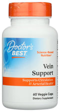 DOCTORS BEST Vein Support Featuring DiosVein & MenaQ7, 60 CT