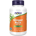 NOW Supplements, Ginger Root 550 mg, 100 Veg Caps