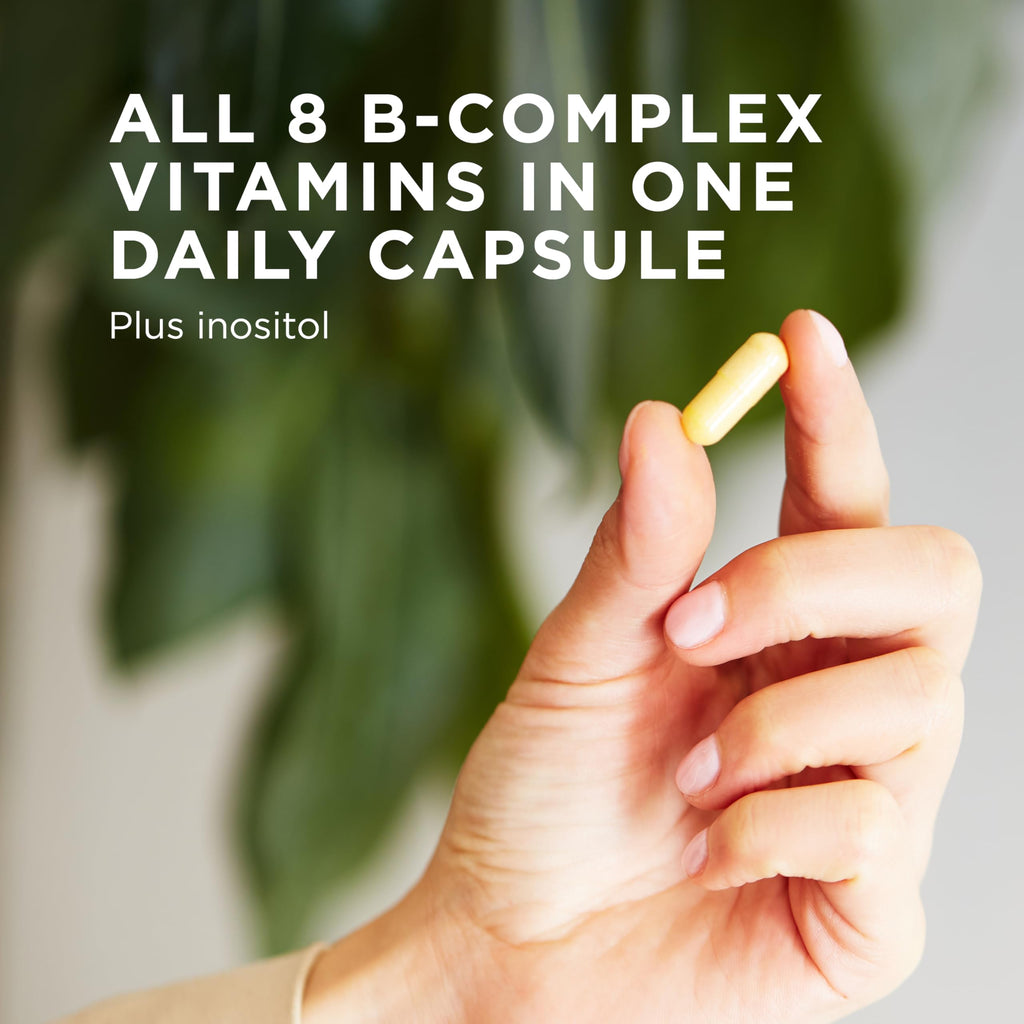 Solgar B-Complex 100",250 Vegetable Capsules - Nervous System Support - Supports Energy Metabolism - Non-GMO,Vegan,Gluten Free,Dairy Free,Kosher - 250 Servings,(Pack of 2)