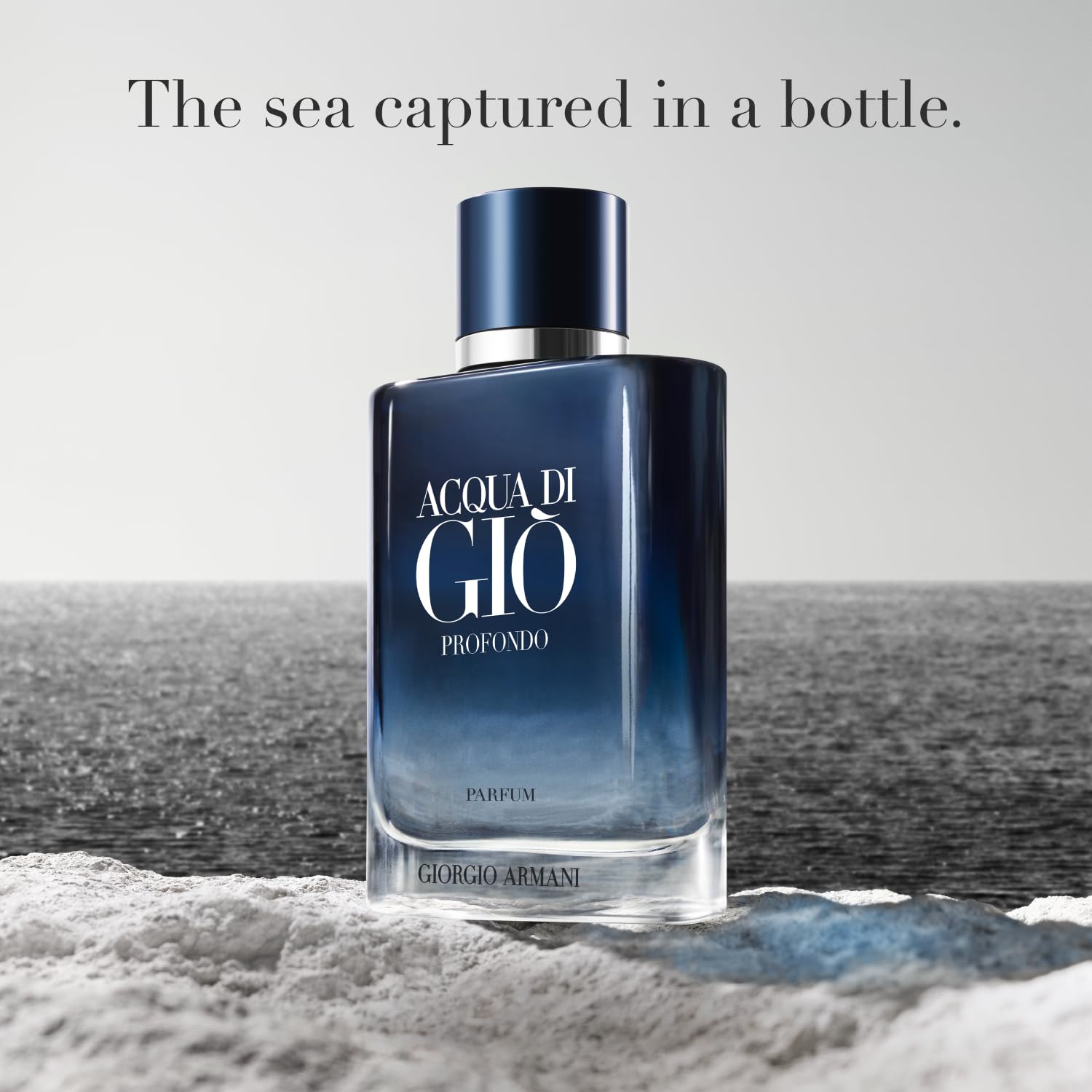 Armani Beauty – Acqua di Giò Profondo – Parfum – Cologne for Men – Fougère Aromatic & Ambery Men’s Fragrance – Bergamot, Everlasting essence, Cistus & Patchouli Notes - 1.0 Fl Oz
