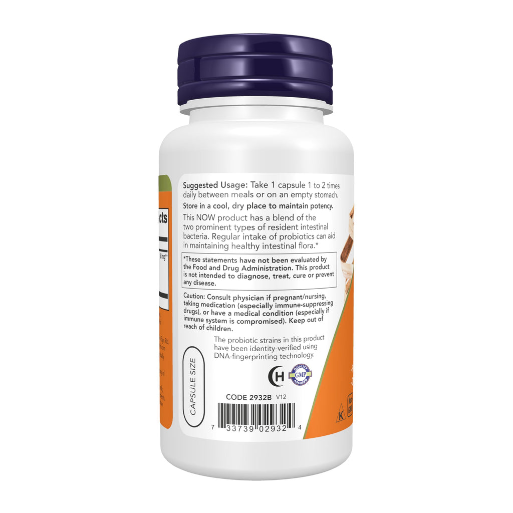 NOW Supplements, 8 Billion Acidophilus & Bifidus, Probiotic, 120 Veg Caps