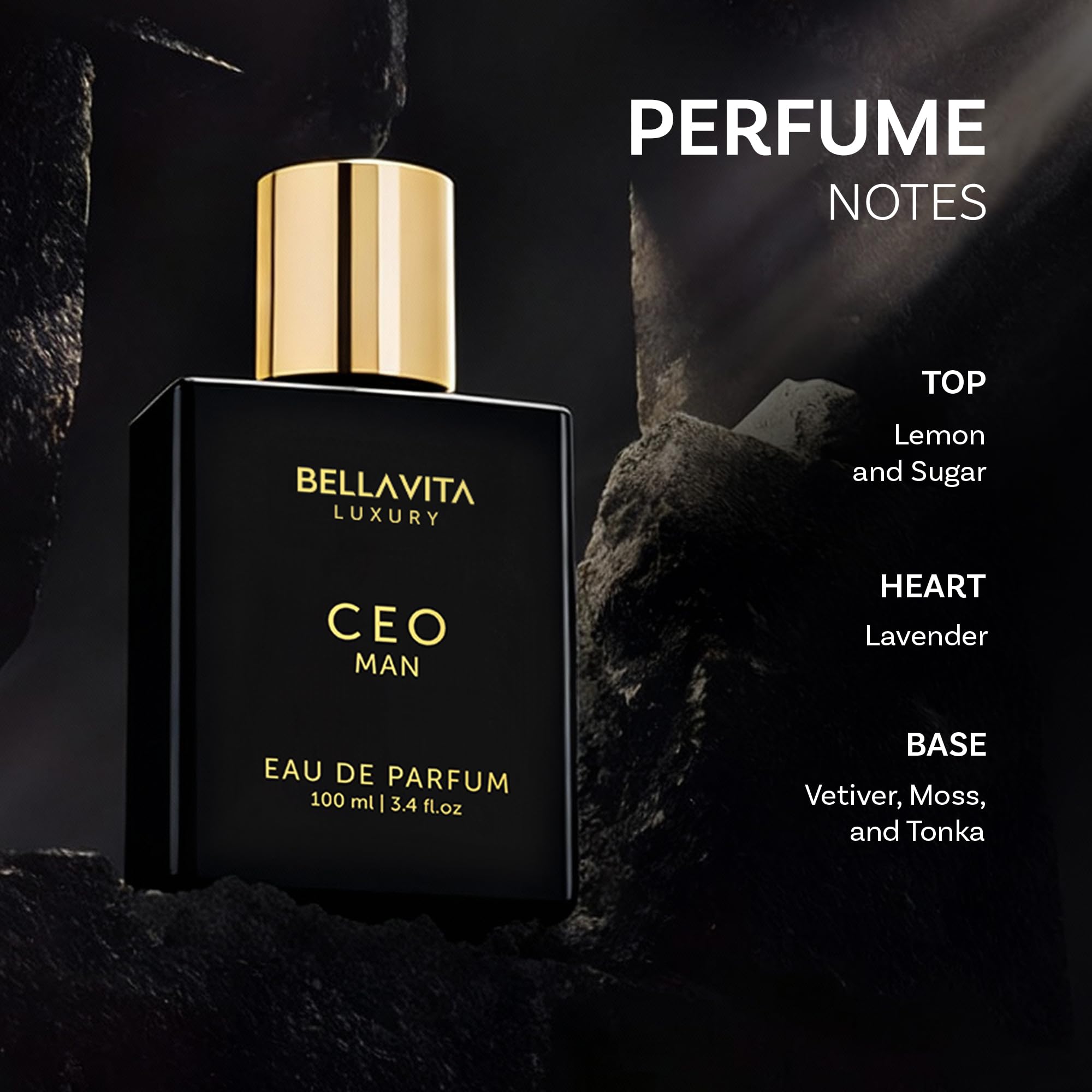 Bellavita Luxury CEO MAN Eau de Parfum | 100 ml | Perfume for Men