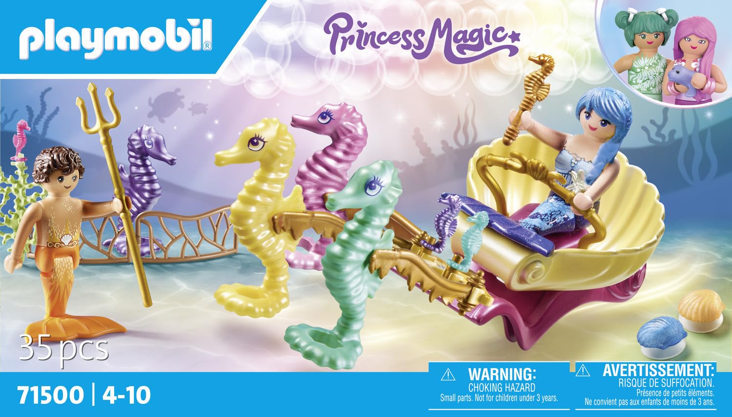Playmobil Mermaid Seahorse Carriage