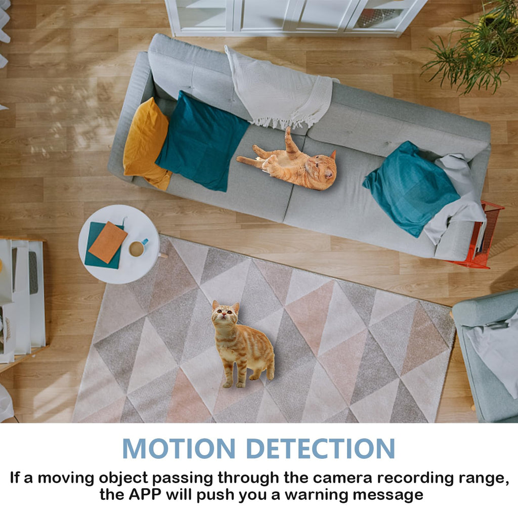 Mini Camera Smoke Detector, HD 1080P Small Hidden Camera WiFi Spy Nanny Cam