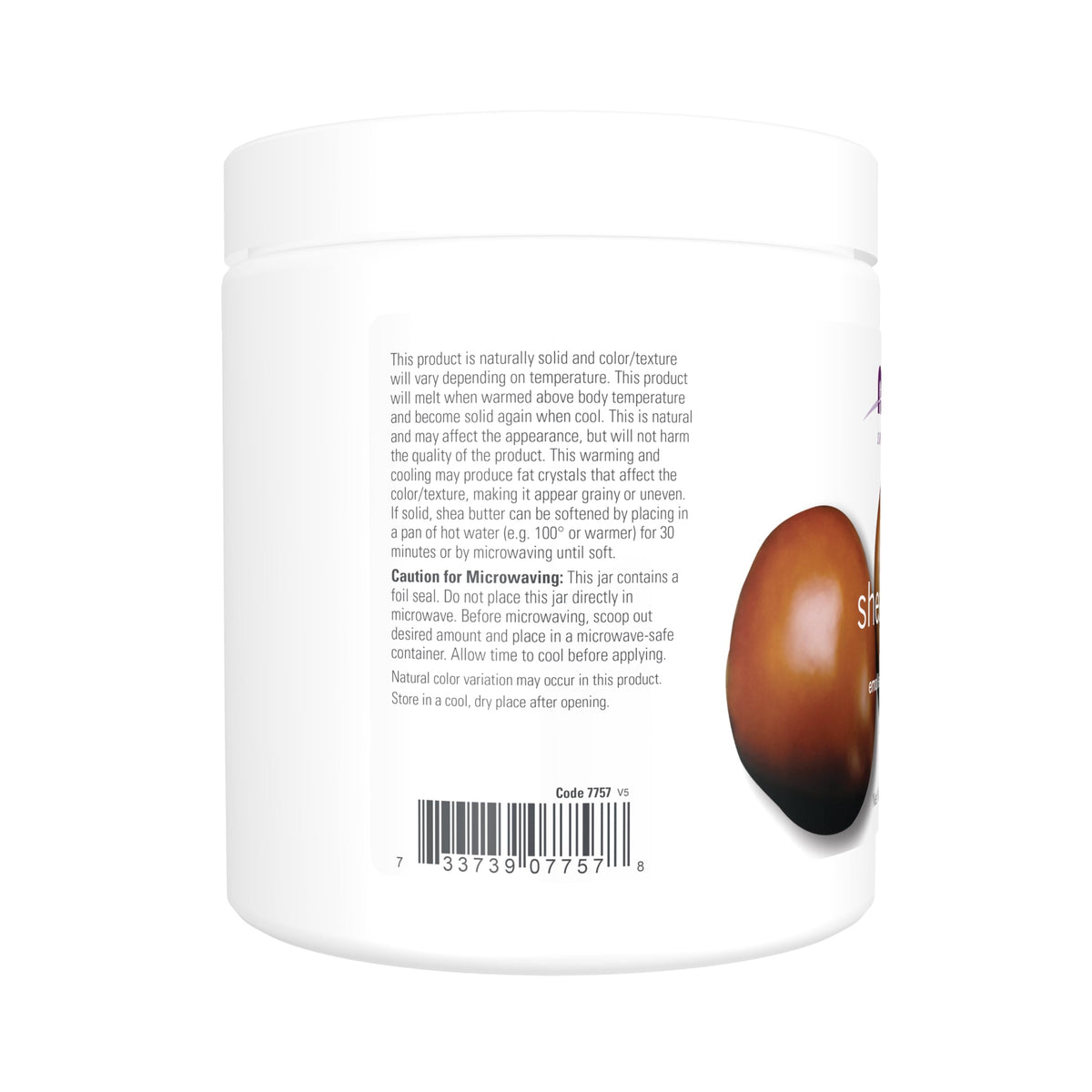 NOW Solutions, Shea Butter, Skin Emollient, Seals in Moisture, 16 oz