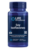 Life Extension Soy Isoflavones, Heart, Bone & Cellular Health Support for Post-menopausal Women, Gluten-Free, Non-GMO, Vegetarian, 30 Capsules