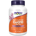 NOW Supplements, CoQ10 600 mg, with Vitamin E & Lecithin, 60 Softgels