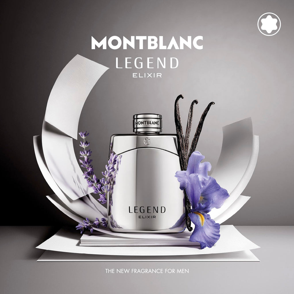 MONTBLANC - Legend Elixir Parfum - Men's Fragrance - Fougere Ambery - With notes of Lavender, Iris Germanica & Vanilla - 3.3 fl. oz.