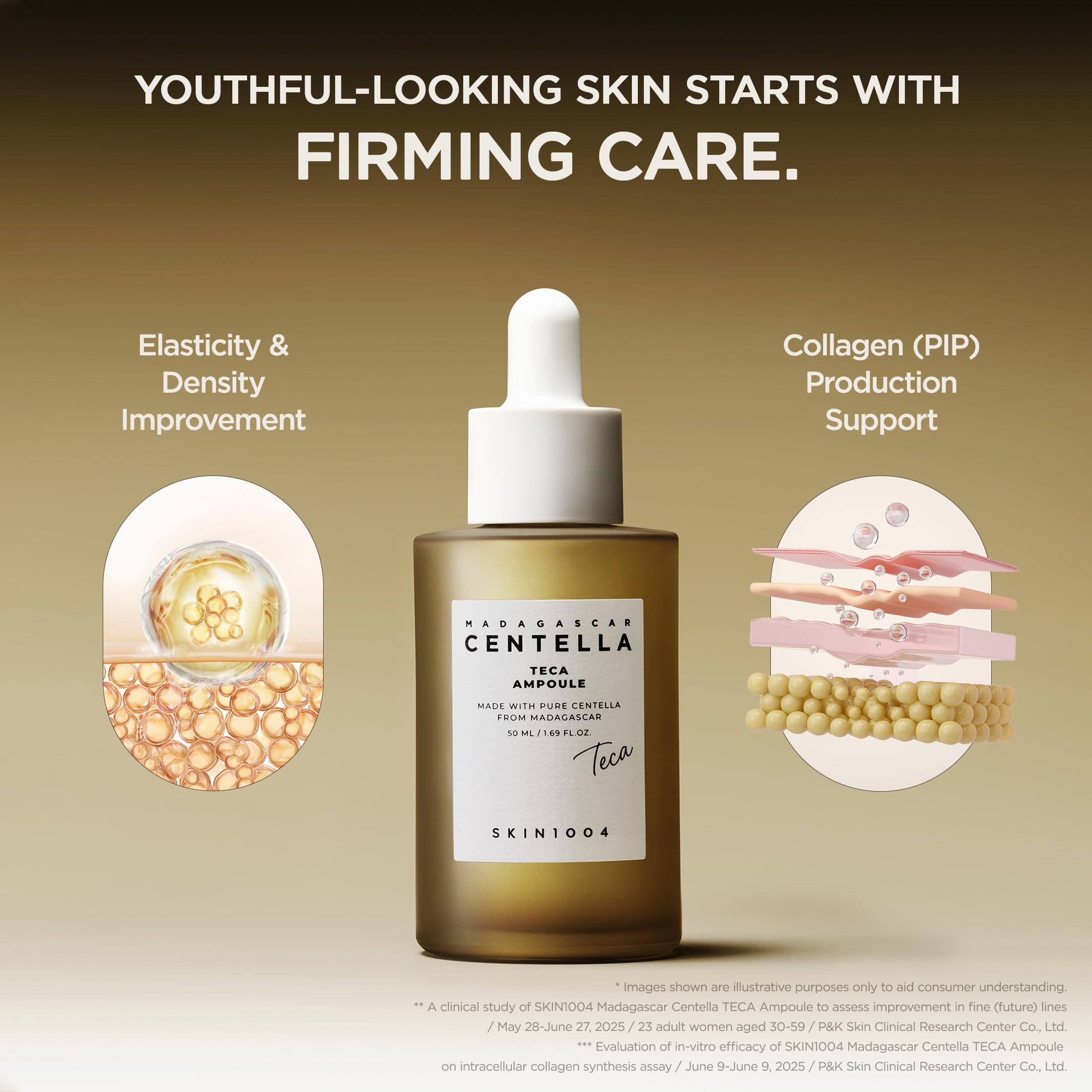 SKIN1004 Madagascar Centella TECA Ampoule & Cream Set, Hydrating Serum & Face Moisturizer with TECA & PDRN for Moisture Barrier Support and Oil & pH Balance for Blemish-Prone Skin, Korean Skin Care