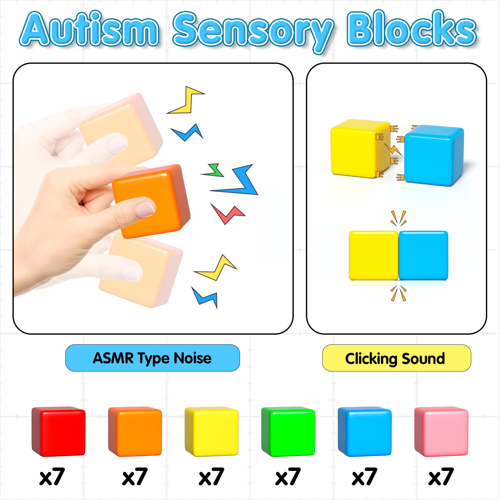 Apluses 42PCS Magnetic Blocks, Gifts for 3 4 5 6 Year Old, Magnet Building Blocks for Kids, Girls & Boys, Sensory - Montessori - Autism - Magnetic Toys for Kids Ages 3-5 4-8