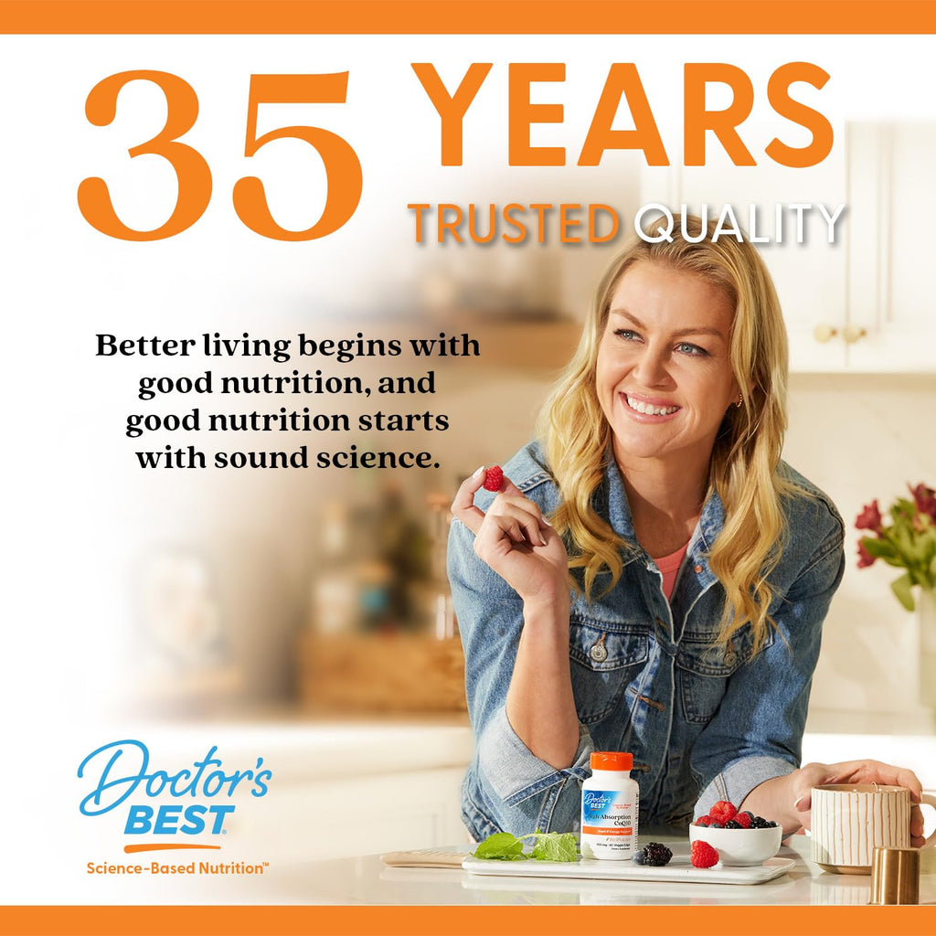 Doctor's Best Fully Active B12 1500 mcg, Non-GMO, Vegan, Gluten Free, Supports Healthy Memory, Mood and Circulation, 60 Count