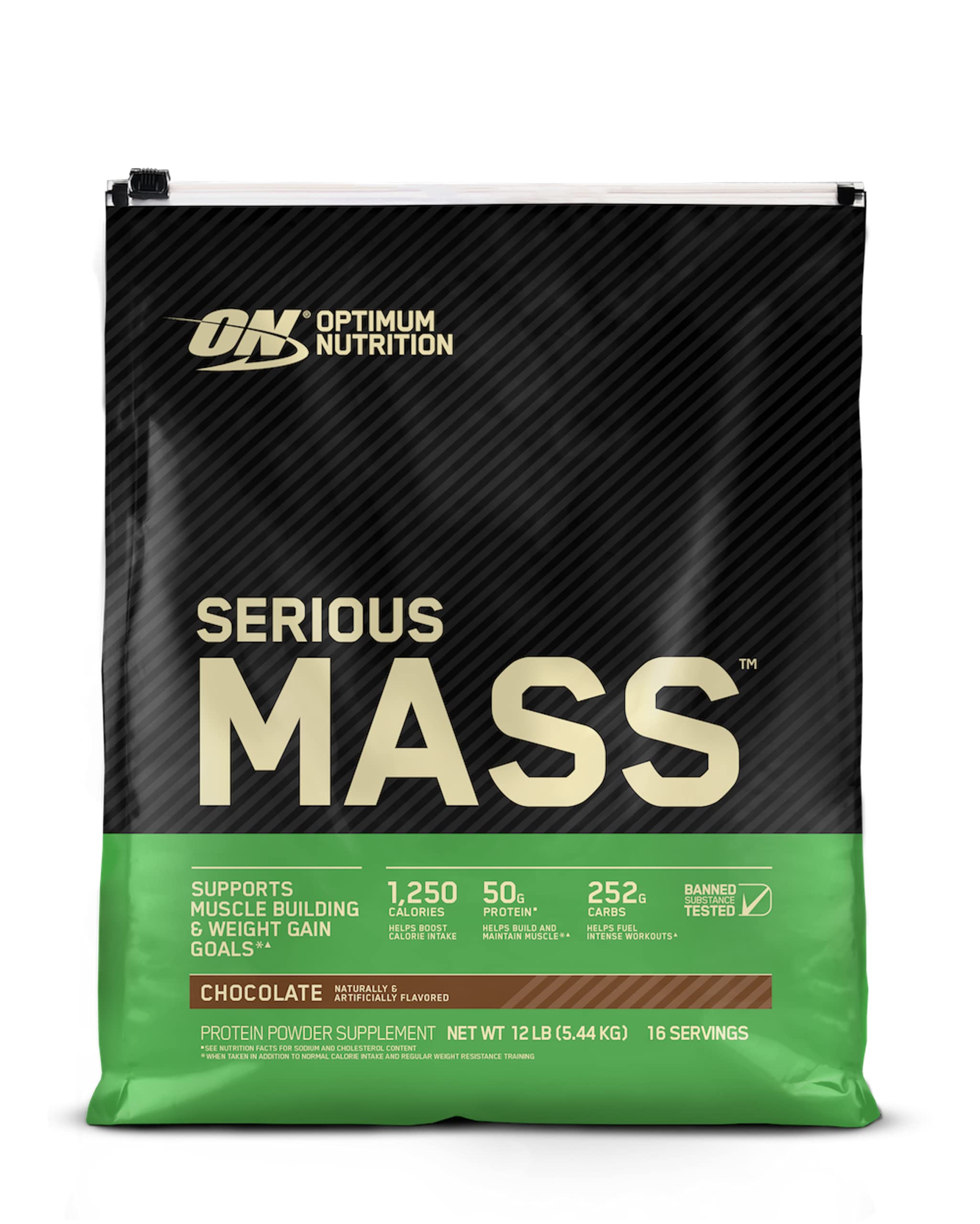 Optimum Nutrition Serious Mass Weight Gainer Protein Powder & Gold Standard 100% Whey Protein Powder, Double Rich Chocolate, 5 Pound (Packaging May Vary)