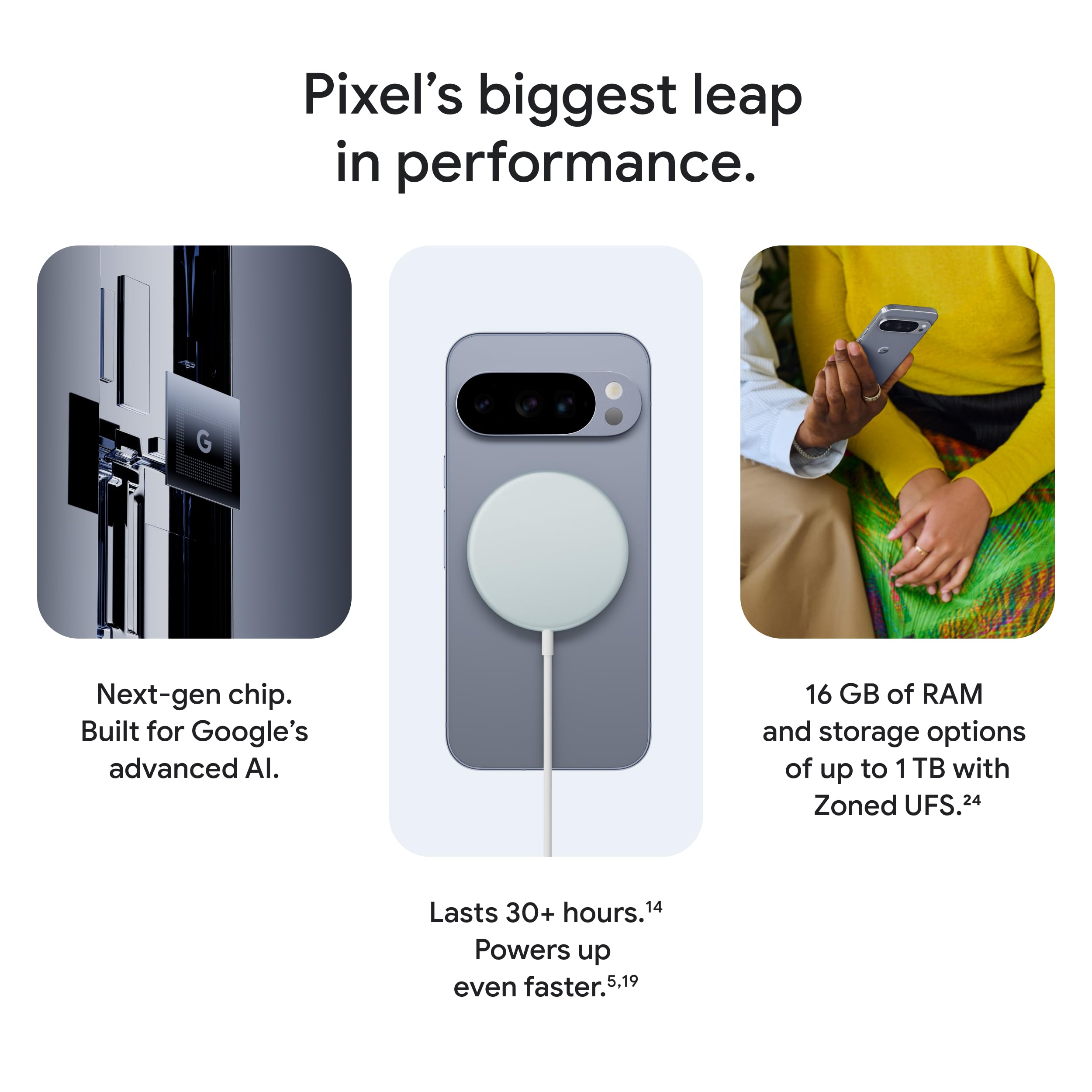 Google Pixel 10 Pro - Unlocked Smartphone with Gemini - Obsidian - 128 GB