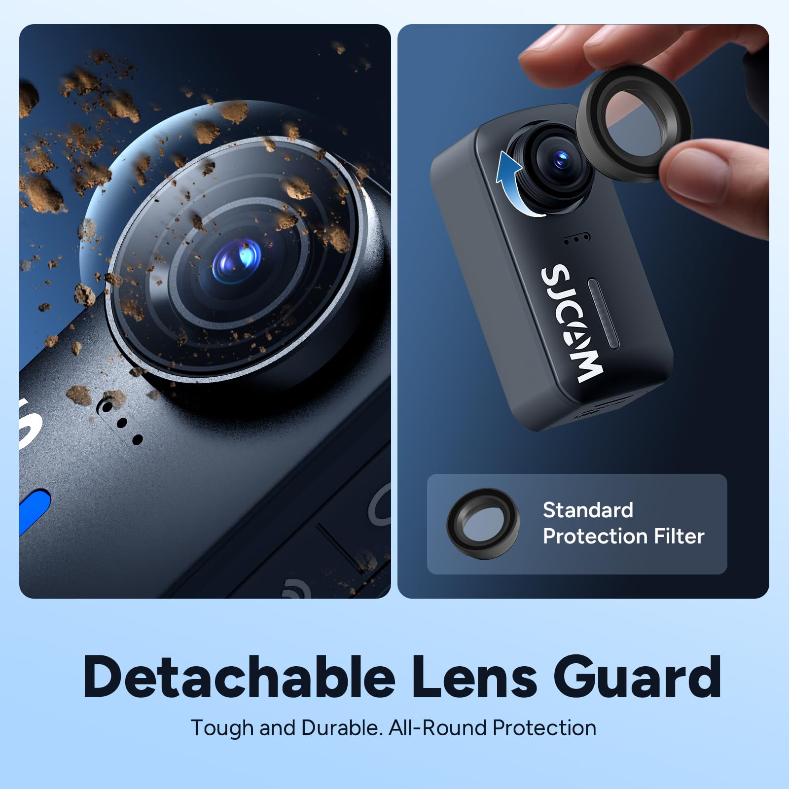 SJCAM C110 Plus 4K Action Camera, Mini Magnetic POV Body Cam