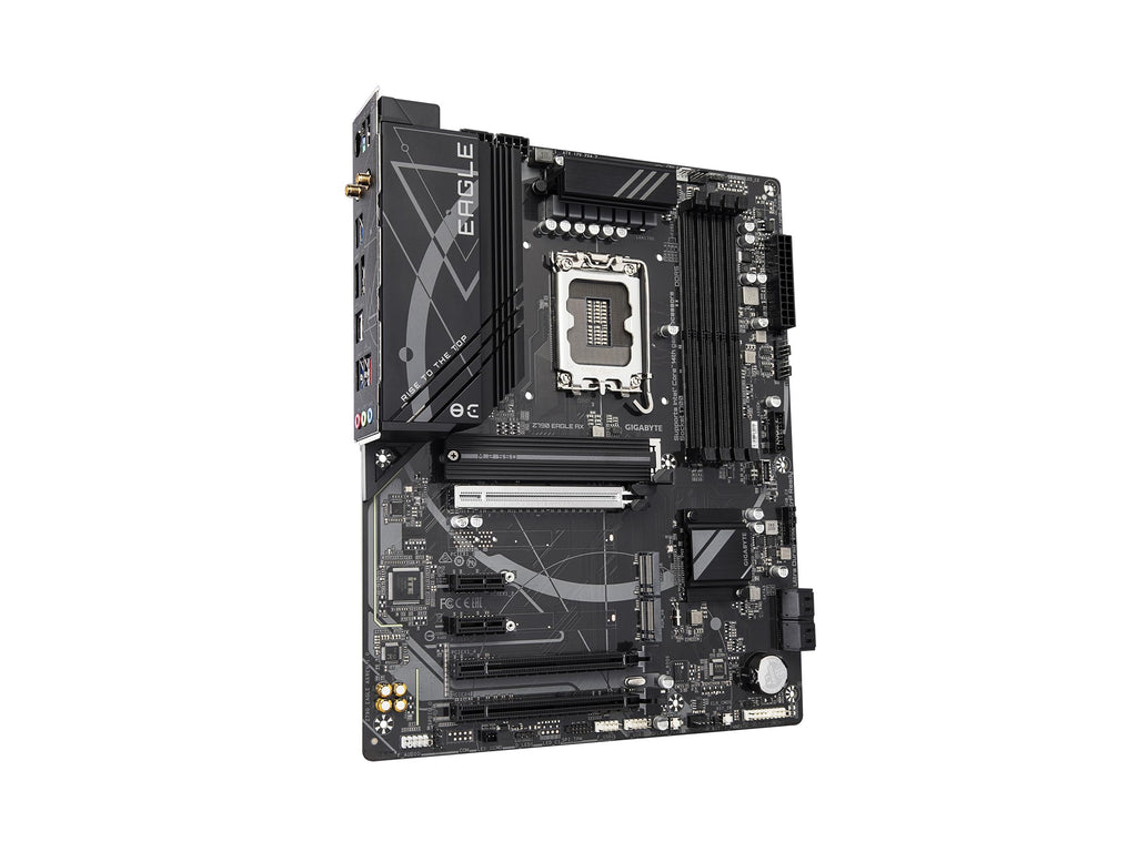 GIGABYTE Z790 Eagle AX LGA 1700 ATX Motherboard, Support Intel Core 14th/13th/12th Gen, DDR5, 12+1+1 Power Phase, 3X M.2, PCIe 5.0, USB-C 3.2, WIFI6E, 2.5GbE, Q-Flash, EZ-Latch, RGB Fusion