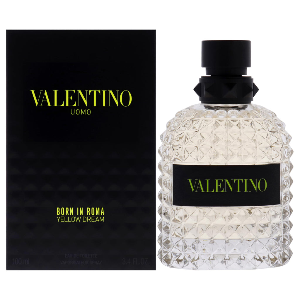 Valentino Uomo Born In Roma Yellow Dream for Men - 3.4 fl oz EDT Spray