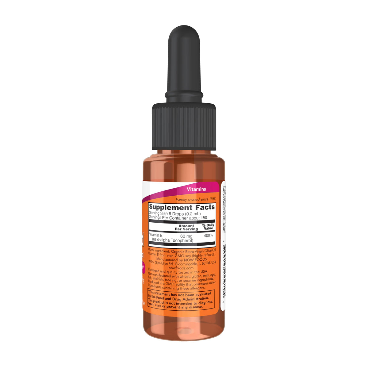 NOW Supplements, Vitamin E Liquid, Antioxidant Protection*, 1 oz