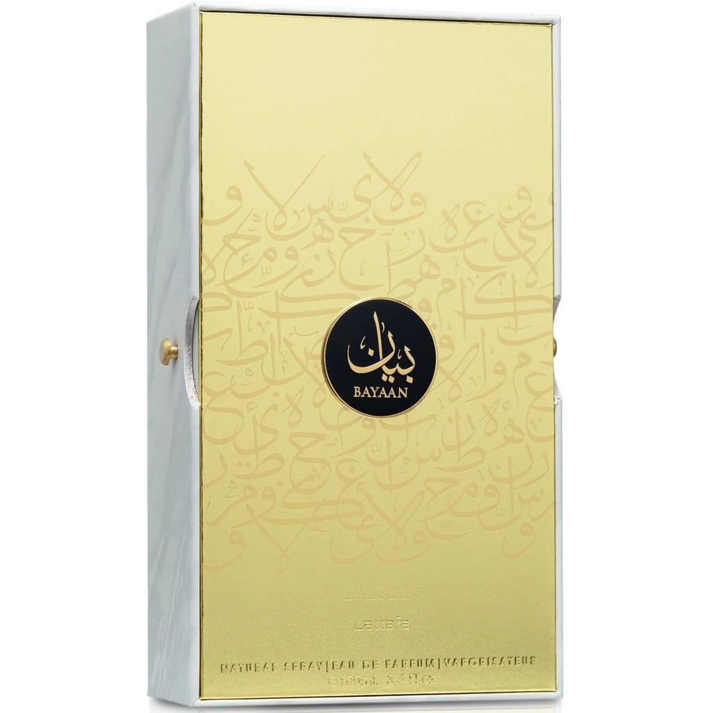 Lattafa Bayaan – Fruity, Floral, Sweet, Woody – Eau de Parfum Spray Long-Lasting Fragrance for Unisex, 3.4 Ounce / 100 ml