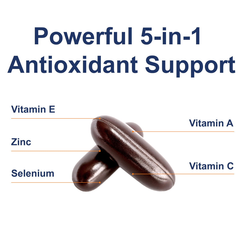 Carlson ACES + Zn, Multivitamin with Zinc, Cellular Health, 120 Softgels