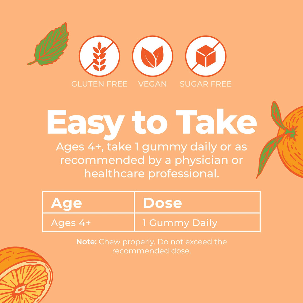 MARYRUTH'S Vegan Omega 3 Gummies for Kids, No Fish Taste, 2 Month Supply