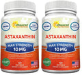 aSquared Nutrition Astaxanthin Supplement - Natural Astaxanthin Pills from Haematococcus Pluvialis Extract for Pure Energy - Max Strength 10mg - 120 Softgels (Pack of 2)