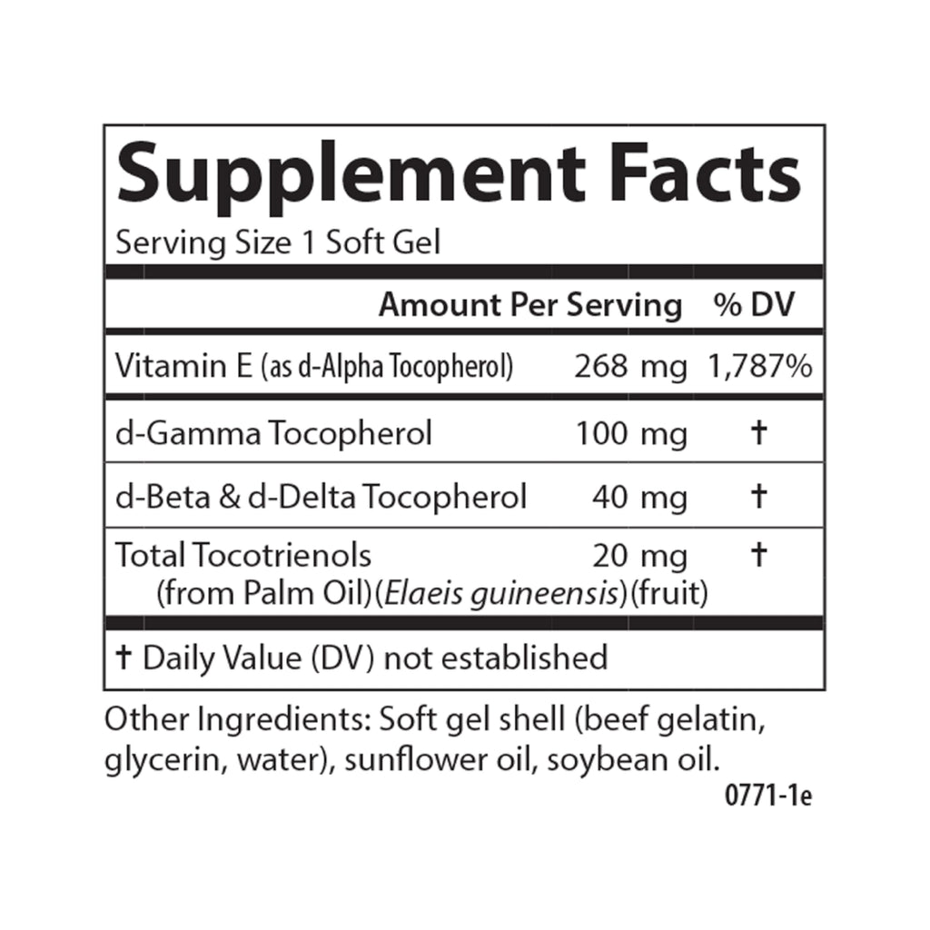 Carlson E-Gems Elite, 400 IU (268 mg), Optimal Wellness, 120 Soft Gels