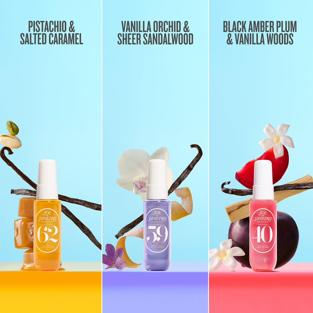 Sol de Janeiro Cheirosa Perfume Mist Discovery Set Cheirosa 62, 40, and 59