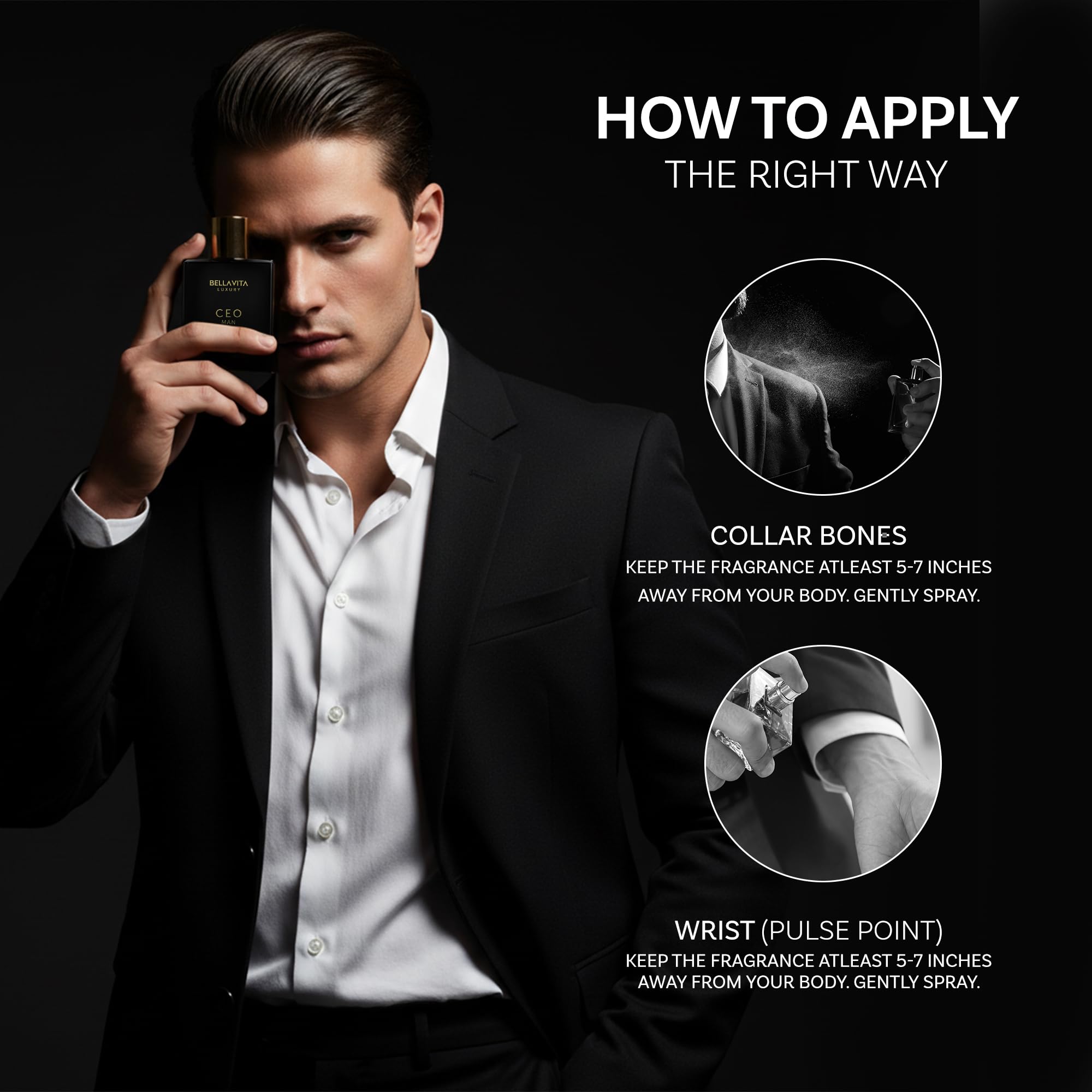 Bellavita Luxury CEO MAN Eau de Parfum | 100 ml | Perfume for Men