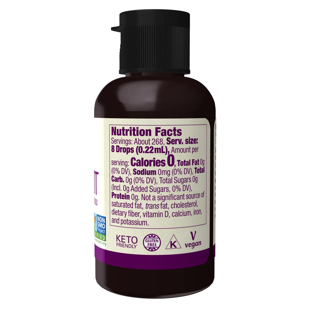 NOW Foods, Certified Organic Monk Fruit Liquid, Zero-Calorie Liquid Sweetener, Non-GMO, Low Glycemic Impact, 2-Ounce